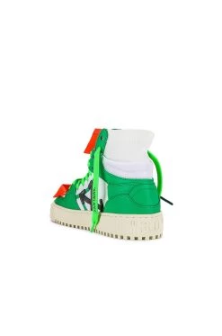 Off-White 3.0 OFF COURT 스니커즈 White & Green -Fashion Women's Clothing Store OFFR WZ113 V3