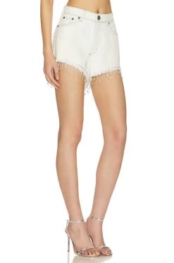 One Teaspoon Razzle Dazzle Truckers Mid Waist Relaxed Short Bel Air -Fashion Women's Clothing Store ONET WF231 V2