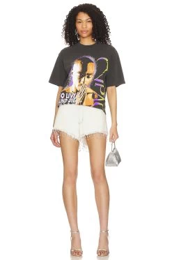 One Teaspoon Razzle Dazzle Truckers Mid Waist Relaxed Short Bel Air -Fashion Women's Clothing Store ONET WF231 V4