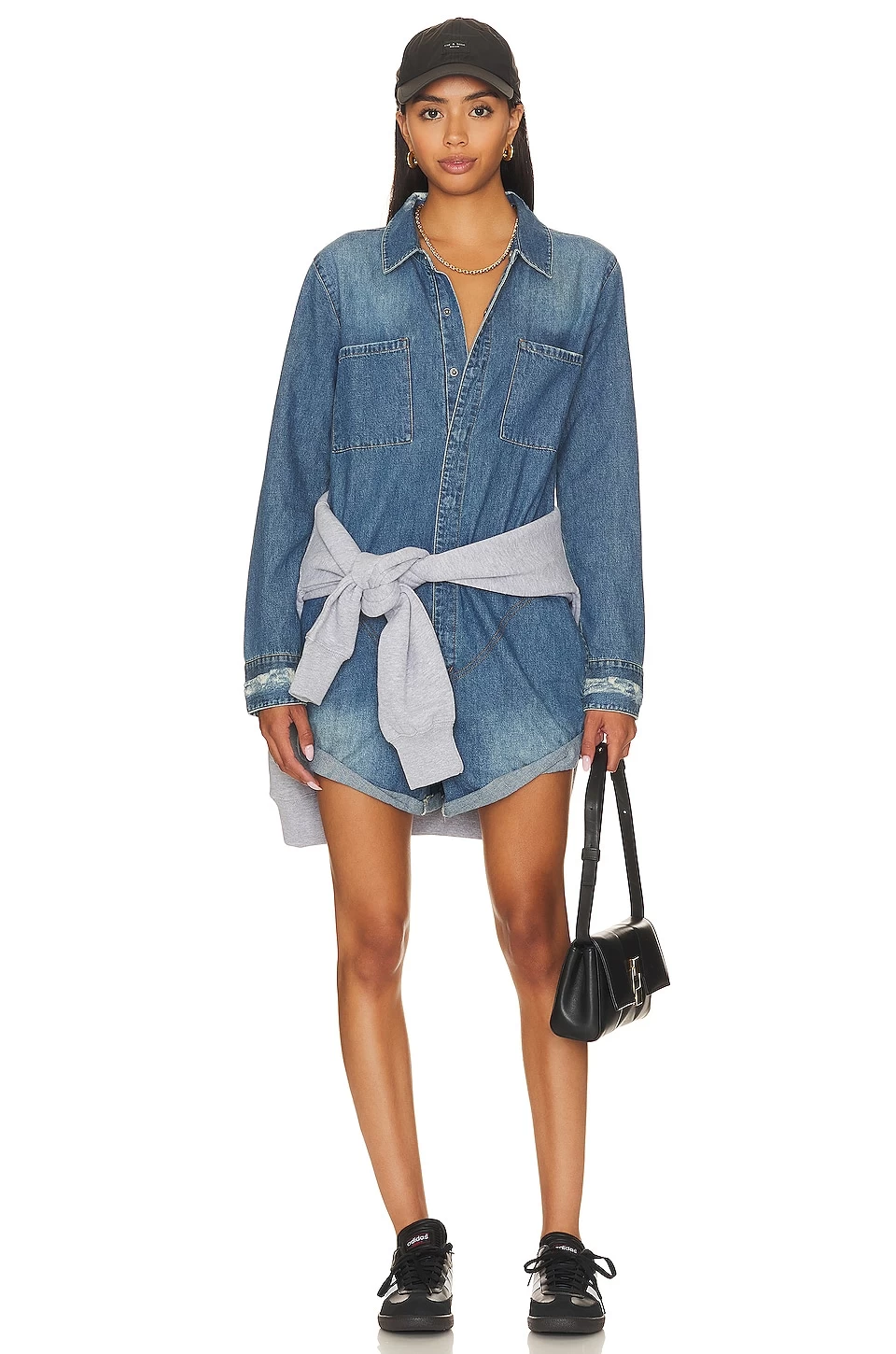 One Teaspoon Prophecy Romper Bay Blue 3 One Teaspoon Prophecy Romper Bay Blue