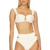 Structured Bikini Top Vanilla -Fashion Women's Clothing Store OSTR WX17 V1