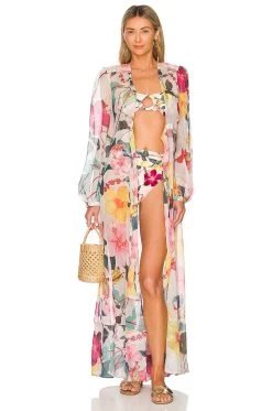 Hibiscus Cheeky Bikini Bottom Vanilla -Fashion Women's Clothing Store PBTO WX91 V4