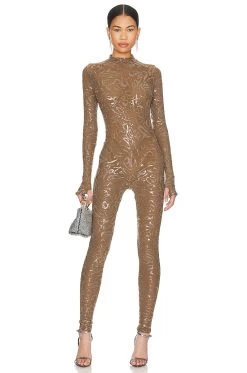 Anna-Nicole Jumpsuit Coffee