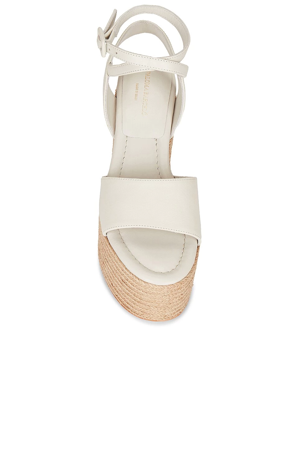 Paloma Barcelo Graciela Platform Sandal White 6 Paloma Barcelo Graciela Platform Sandal White - Image 4