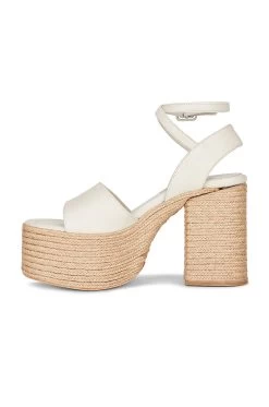 Paloma Barcelo Graciela Platform Sandal White 11 Paloma Barcelo Graciela Platform Sandal White -Fashion Women's Clothing Store PLMO WZ43 V5
