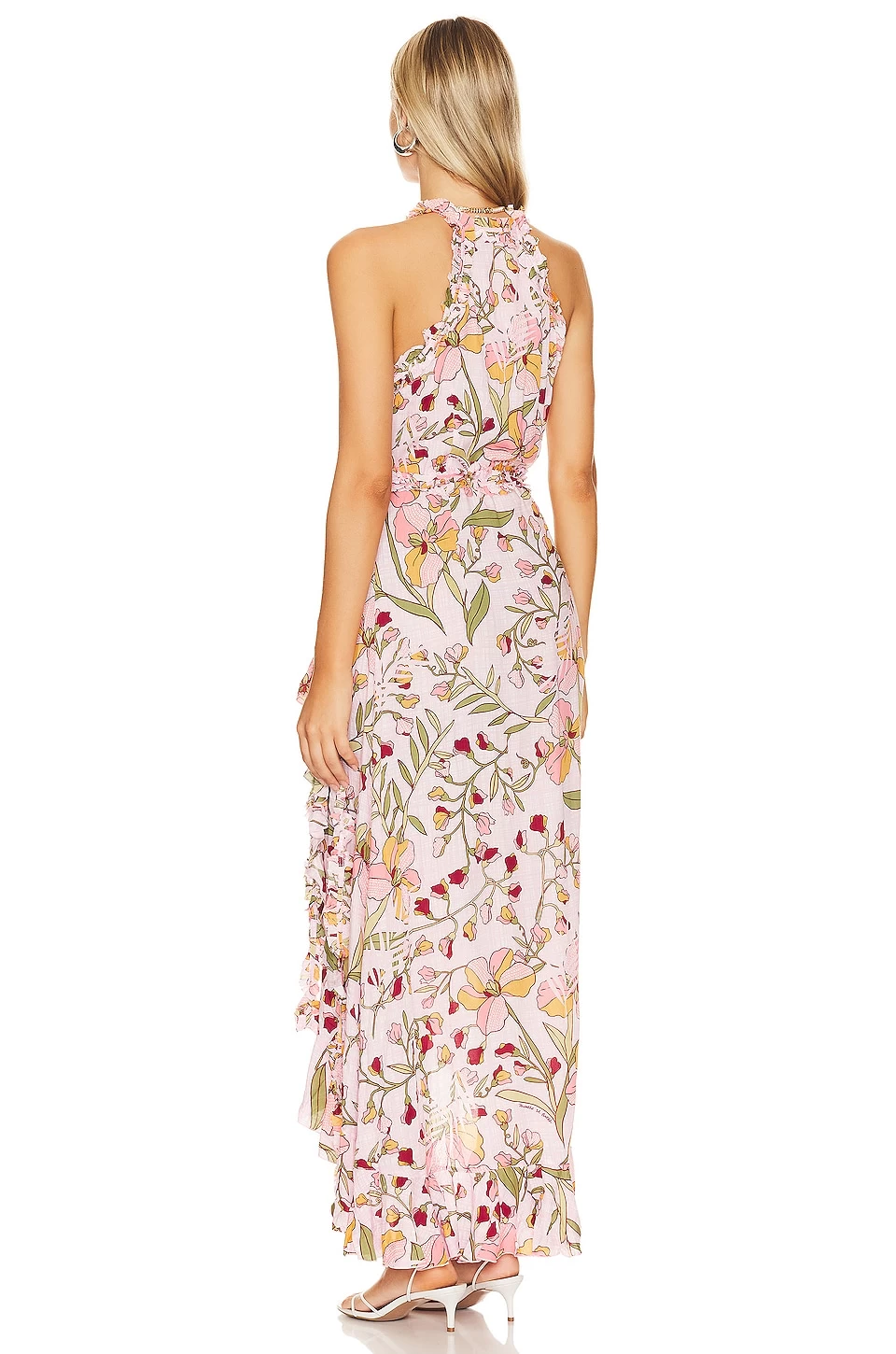 Tamara Long Dress PINK JONQUILLE 5 Tamara Long Dress PINK JONQUILLE - Image 3