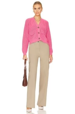 Harper Cardigan Bright Pink 9 Harper Cardigan Bright Pink -Fashion Women's Clothing Store PSTL WK84 V4