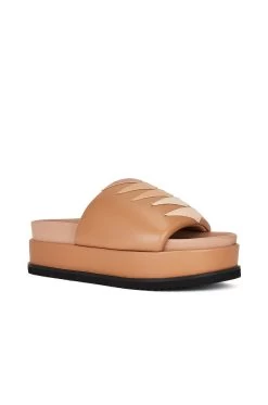 Arrow Stack Platform Slide Nude -Fashion Women's Clothing Store R0AR WZ53 V2