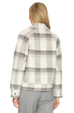 RAILS Cheyenne Zip Up Jacket Snow Grey -Fashion Women's Clothing Store RAIL WO108 V4