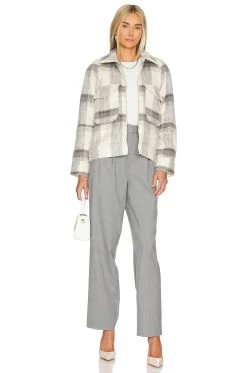 RAILS Cheyenne Zip Up Jacket Snow Grey -Fashion Women's Clothing Store RAIL WO108 V5