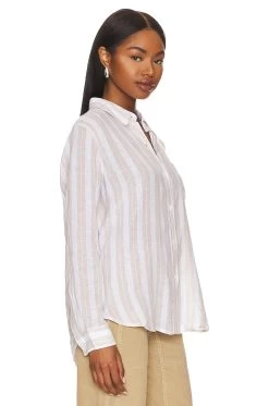 RAILS Charli Button Up Shirt Shore Stripe -Fashion Women's Clothing Store RAIL WS929 V3