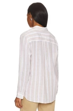 RAILS Charli Button Up Shirt Shore Stripe -Fashion Women's Clothing Store RAIL WS929 V4