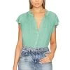 RAILS Ruthie Top Basil -Fashion Women's Clothing Store RAIL WS933 V1