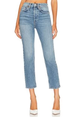 RE/DONE Originals 70's Stove Pipe Classic Faded Blue