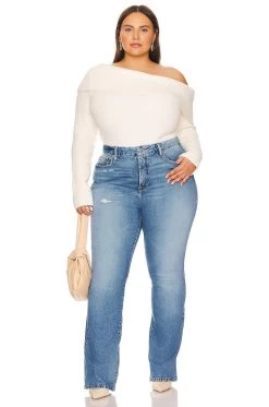 Lindsay Off Shoulder Sweater Ivory -Fashion Women's Clothing Store REMX WK3 V9