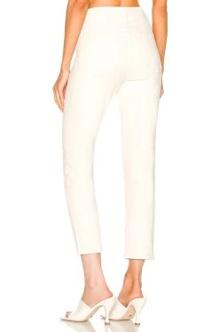 Rag & Bone Nina High Rise Ankle Cigarette Ecru -Fashion Women's Clothing Store RGBR WJ533 V3