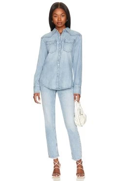 Rag & Bone Dre Low Rise Slim Boyfriend Malvern -Fashion Women's Clothing Store RGBR WJ574 V4