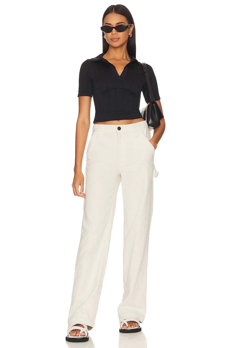 Rag & Bone Sid Carpenter Pant Ecru 6 Rag & Bone Sid Carpenter Pant Ecru - Image 4