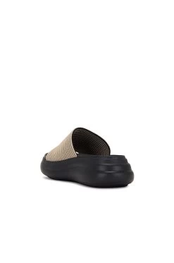 Rag & Bone Brixley Knit Slide Cream & Black -Fashion Women's Clothing Store RGBR WZ254 V3