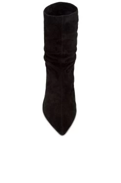 Rag & Bone Brea Slouch Boot Black Suede -Fashion Women's Clothing Store RGBR WZ255 V4