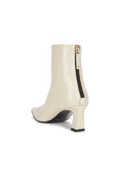 Leather Ankle Bootie Cream 9 Leather Ankle Bootie Cream -Fashion Women's Clothing Store RNEN WZ66 V3
