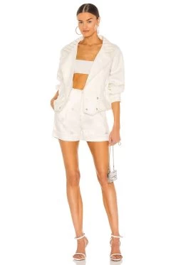 Trixie Shorts Vintage White -Fashion Women's Clothing Store ROFR WF6 V4