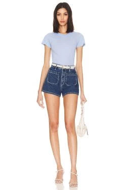 Dusters Sailor Short Mid Wash Denim 9 Dusters Sailor Short Mid Wash Denim -Fashion Women's Clothing Store ROLS WF47 V4