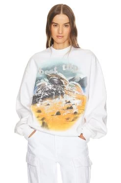 REVOLVE X Maison Meta Best Trip Crewneck White