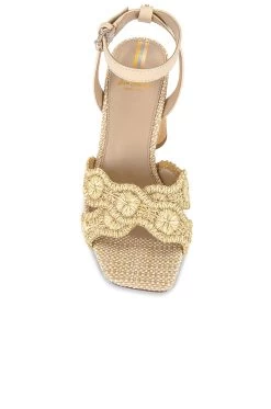 Sam Edelman Kacie Sandal Natural & Summer Sand -Fashion Women's Clothing Store SAME WZ955 V4