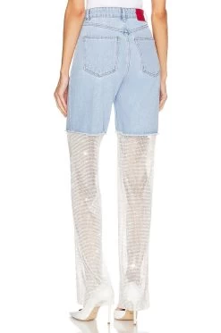 Sparkle Jeans Light Blue -Fashion Women's Clothing Store SBRA WJ3 V3