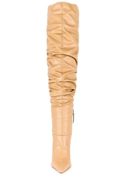Schutz Ashlee Over The Knee Boot Light Nude -Fashion Women's Clothing Store SCHU WZ1125 V4