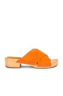 Schutz Jett Clog Bright Tangerin