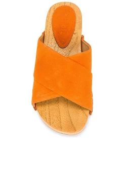 Schutz Jett Clog Bright Tangerin -Fashion Women's Clothing Store SCHU WZ878 V4