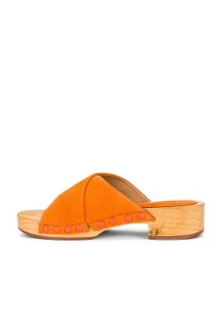 Schutz Jett Clog Bright Tangerin -Fashion Women's Clothing Store SCHU WZ878 V5