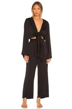 X REVOLVE Pluto Jumpsuit Black