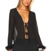 X REVOLVE Gaia Top Black 2 X REVOLVE Gaia Top Black -Fashion Women's Clothing Store SDYS WS84 V1
