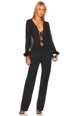 X REVOLVE Gaia Top Black 9 X REVOLVE Gaia Top Black -Fashion Women's Clothing Store SDYS WS84 V4