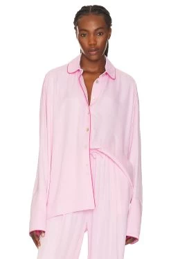 Pastelle Oversize Shirt Pink