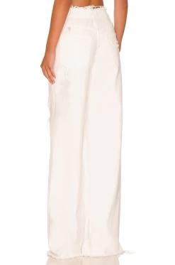 Ollie Jeans White 8 Ollie Jeans White -Fashion Women's Clothing Store SERR WJ13 V3