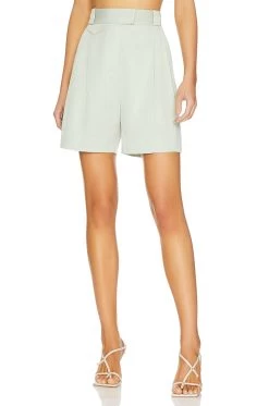 Shona Joy Sara Tailored Wide Leg Short Melon