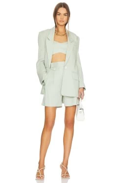 Shona Joy Sara Tailored Wide Leg Short Melon 9 Shona Joy Sara Tailored Wide Leg Short Melon -Fashion Women's Clothing Store SHON WF13 V4