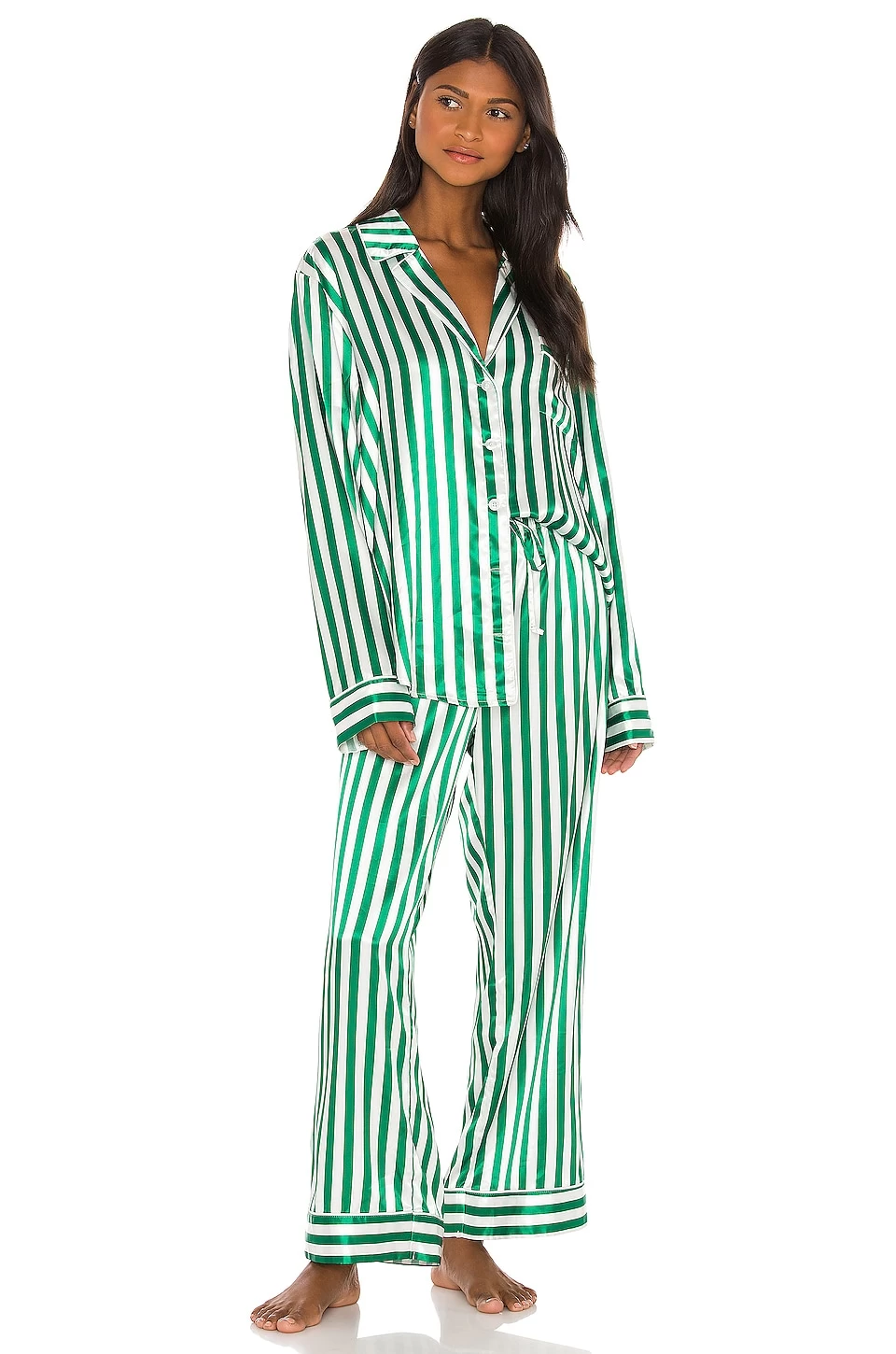 Show Me Your Mumu Classic PJ Set Spearmint Stripe 7 Show Me Your Mumu Classic PJ Set Spearmint Stripe - Image 5