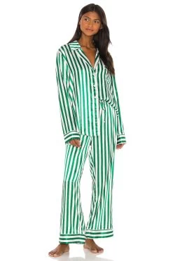 Show Me Your Mumu Classic PJ Set Spearmint Stripe