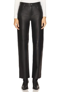 Jada Leather Pant Black