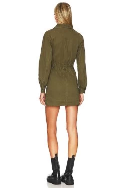 Steve Madden Ryleigh Mini Dress Olive Night 7 Steve Madden Ryleigh Mini Dress Olive Night -Fashion Women's Clothing Store SMAD WD22 V3