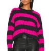 Steve Madden Karli Sweater Pink Glo -Fashion Women's Clothing Store SMAD WK5 V1