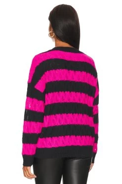 Steve Madden Karli Sweater Pink Glo -Fashion Women's Clothing Store SMAD WK5 V3