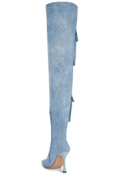 Steve Madden Brittany Boot Denim -Fashion Women's Clothing Store SMAD WZ1104 V3