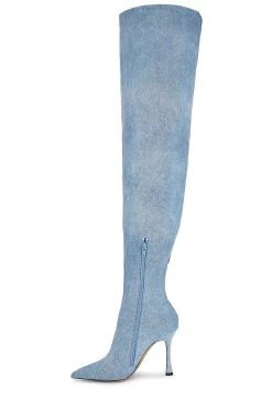 Steve Madden Brittany Boot Denim -Fashion Women's Clothing Store SMAD WZ1104 V5