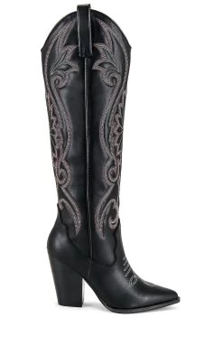 Steve Madden Lasso Boot Black Multi 15 Steve Madden Lasso Boot Black Multi -Fashion Women's Clothing Store SMAD WZ1126 V1 1